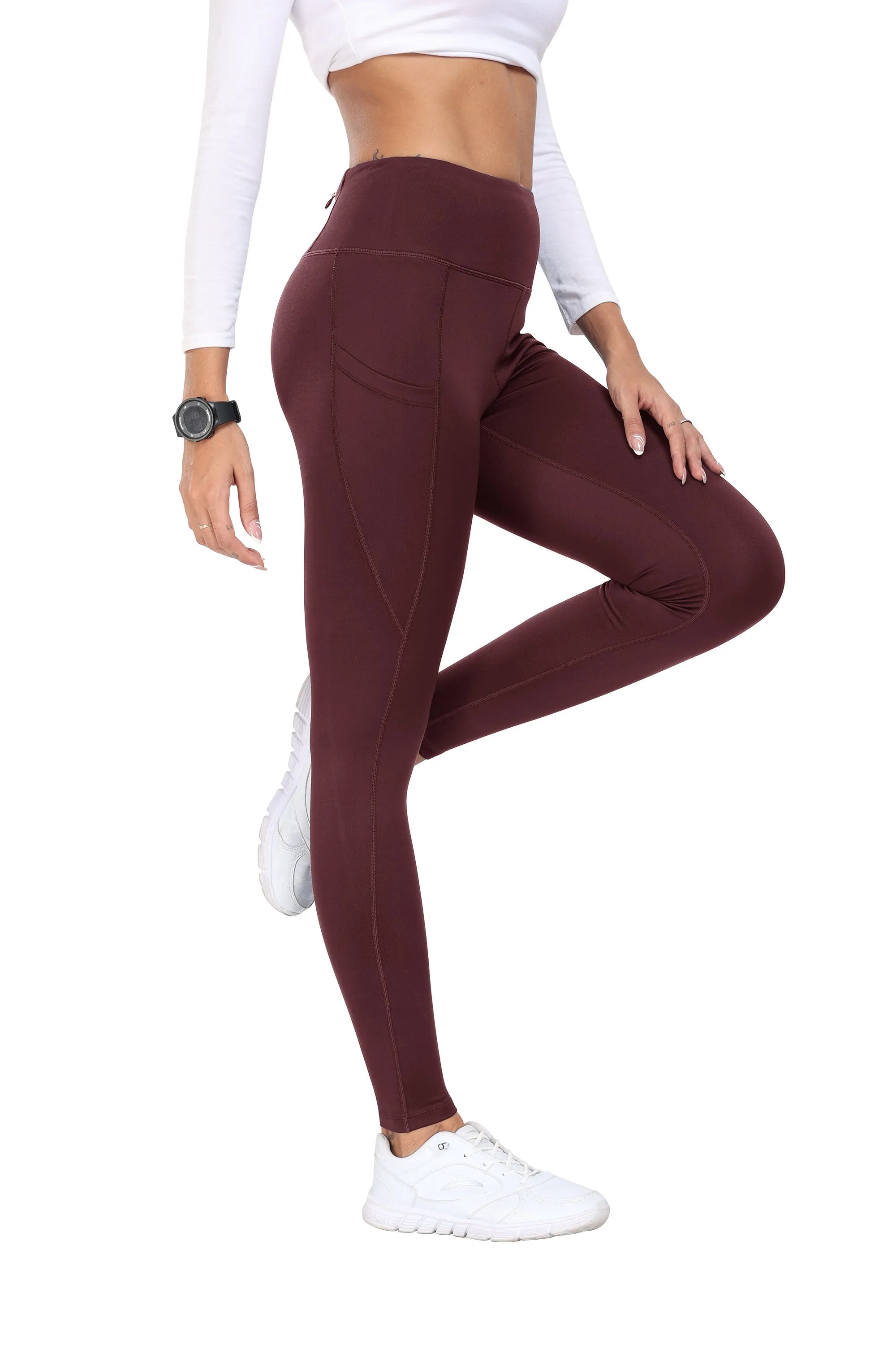 Women's High Waist Pocket Running Yoga Pants