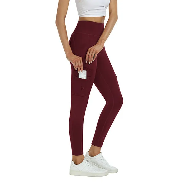 Women's High Waist Sports Pocket Pants