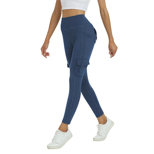 Women's High Waist Sports Pocket Pants