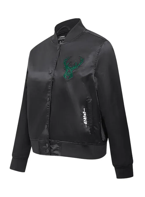 Women's Pro Standard Jewels Milwaukee Bucks Satin Jacket