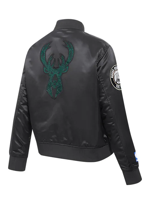 Women's Pro Standard Jewels Milwaukee Bucks Satin Jacket