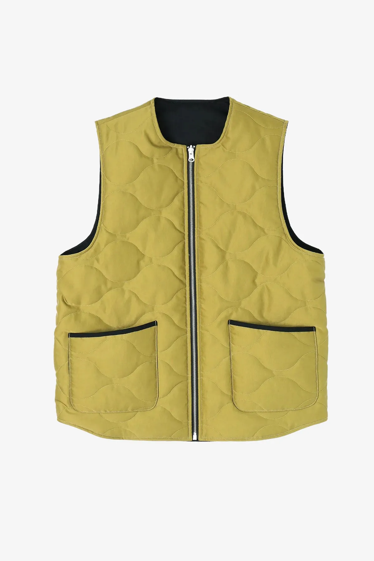 Workware - Big Liner Reversible Vest (black / green)