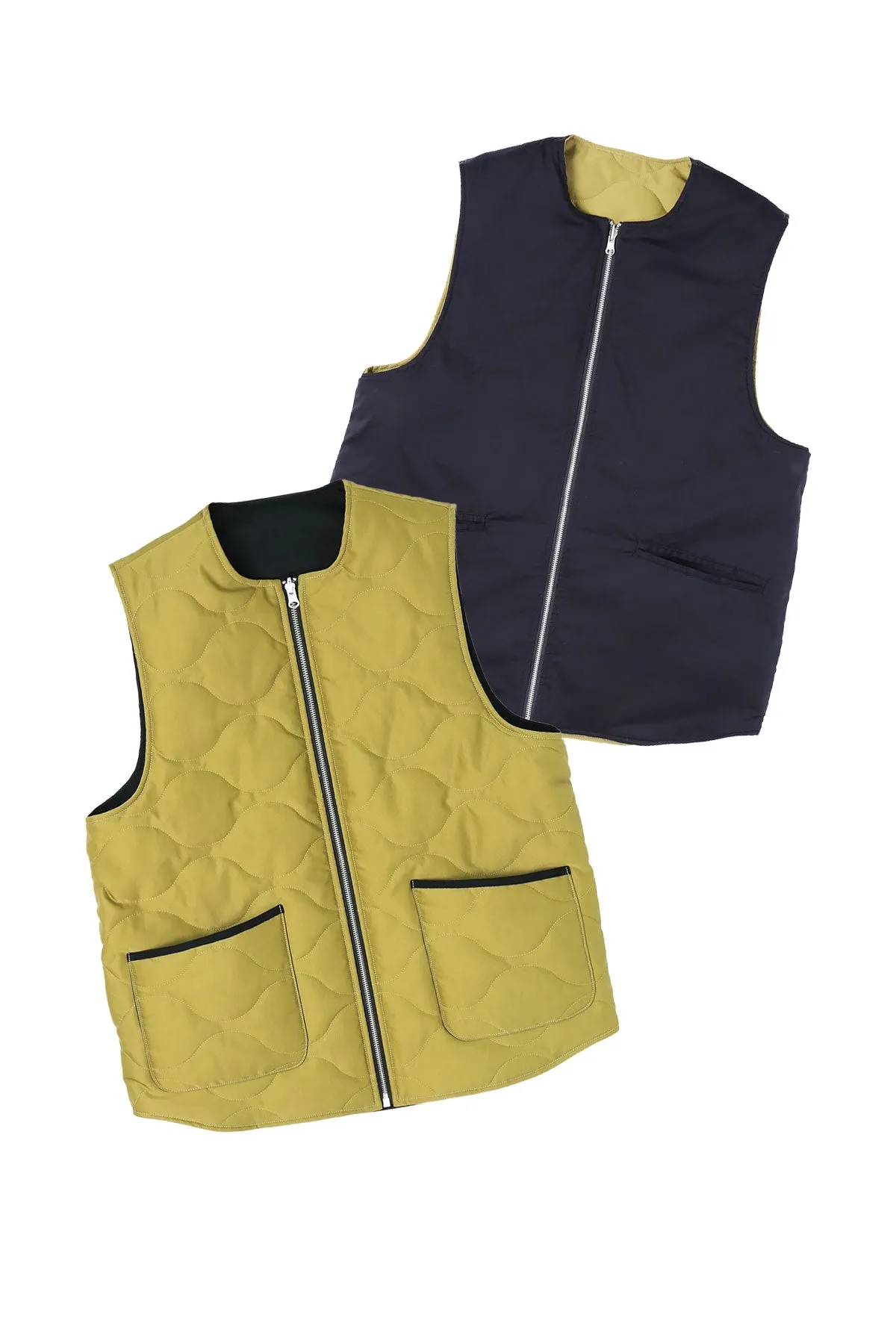 Workware - Big Liner Reversible Vest (black / green)