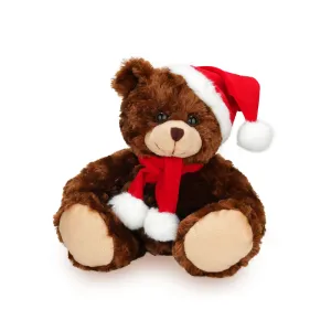 Xmas Chocolate Bear 6"