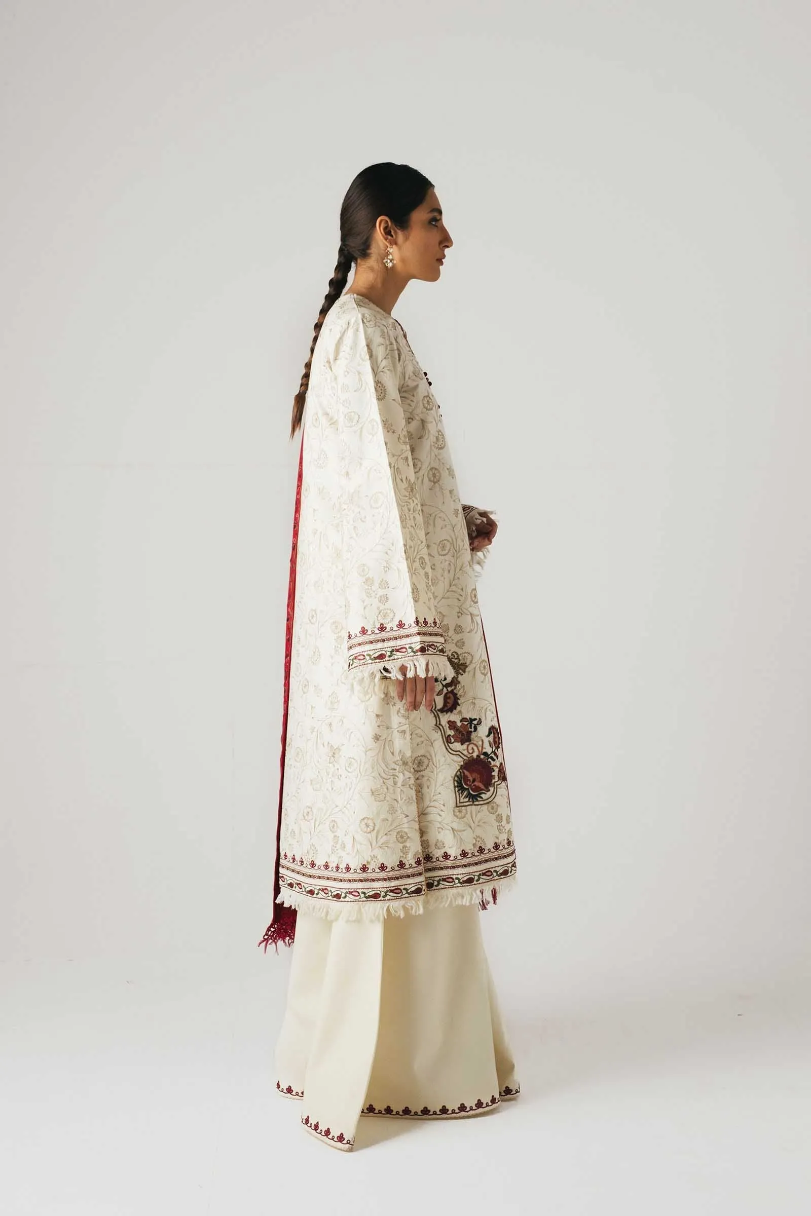 Zara Shahjahan Winter Collection (with Shawl) – Nissa